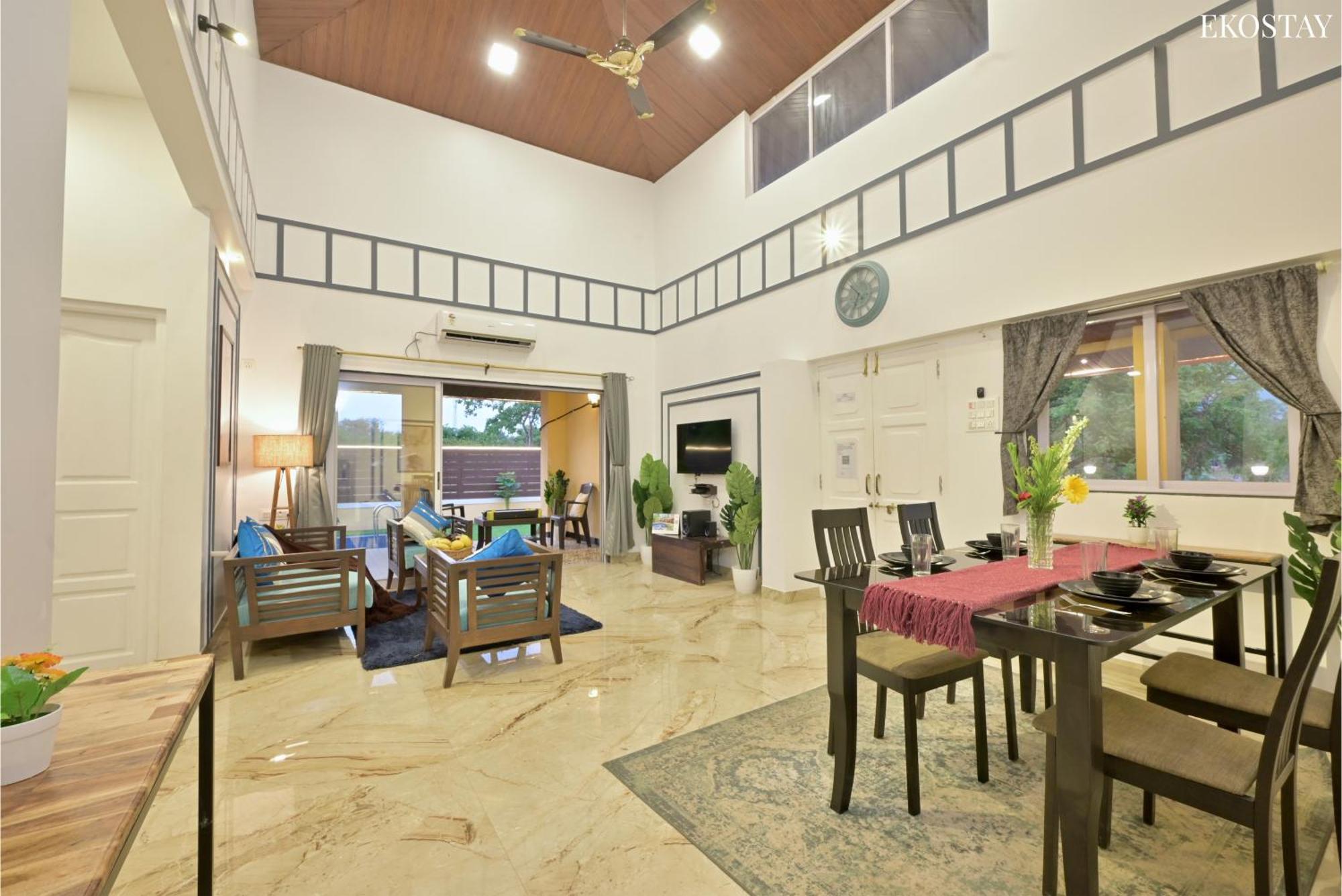 Ekostay - Pinewood Villa Alībāg Esterno foto